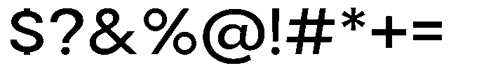 Gorvain Medium Semi Expanded Font OTHER CHARS