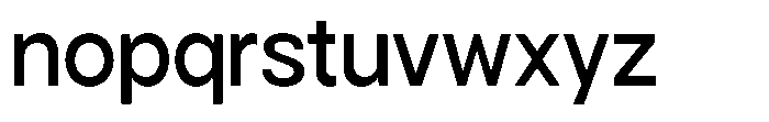 Gorvain Medium Font LOWERCASE