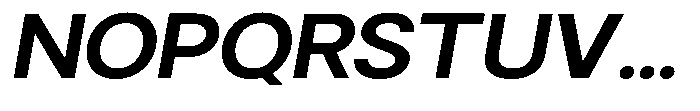 Gorvain Semi Bold Expanded Slanted Font UPPERCASE