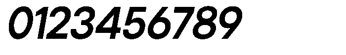 Gorvain Semi Bold Slanted Font OTHER CHARS