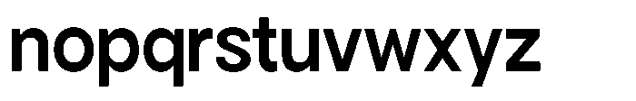 Gorvain Semi Bold Font LOWERCASE