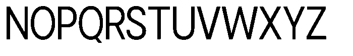 Gorvain Semi Condensed Font UPPERCASE