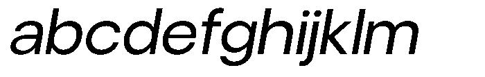 Gorvain Semi Expanded Slanted FONT