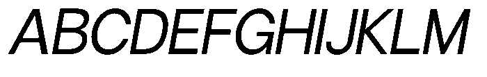 Gorvain Slanted Font UPPERCASE