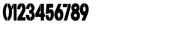 Gorvain Stencil Black Condensed Font OTHER CHARS