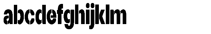Gorvain Stencil Black Condensed FONT