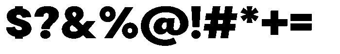 Gorvain Stencil Black Expanded Font OTHER CHARS