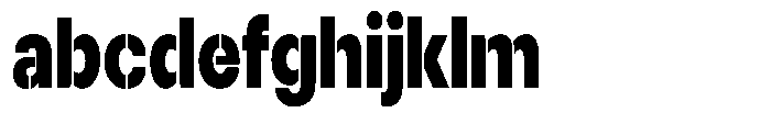 Gorvain Stencil Black Semi Condensed FONT