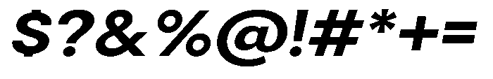 Gorvain Stencil Bold Expanded Slanted Font OTHER CHARS