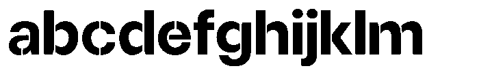 Gorvain Stencil Bold Semi Expanded FONT