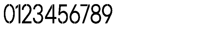 Gorvain Stencil Condensed Font OTHER CHARS