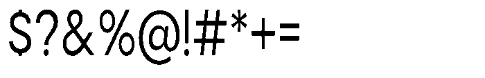 Gorvain Stencil Condensed Font OTHER CHARS