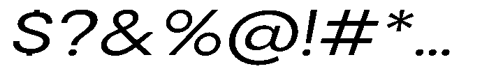 Gorvain Stencil Expanded Slanted Font OTHER CHARS