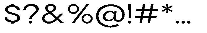 Gorvain Stencil Expanded Font OTHER CHARS