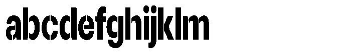 Gorvain Stencil Extra Bold Condensed FONT