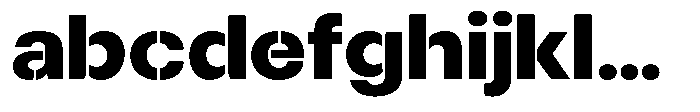 Gorvain Stencil Extra Bold Expanded FONT