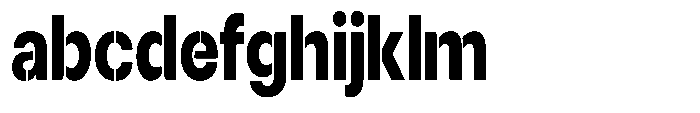 Gorvain Stencil Extra Bold Semi Condensed FONT
