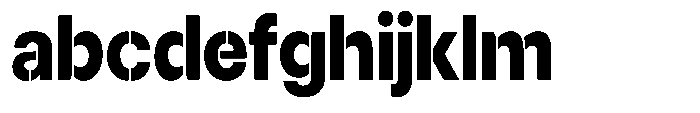 Gorvain Stencil Extra Bold FONT