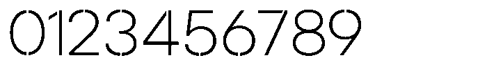 Gorvain Stencil Extra Light Font OTHER CHARS