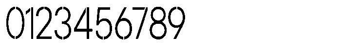 Gorvain Stencil Light Condensed Font OTHER CHARS