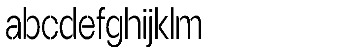 Gorvain Stencil Light Condensed FONT