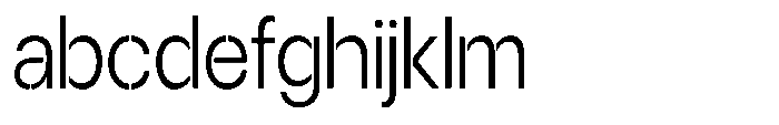 Gorvain Stencil Light Semi Condensed FONT