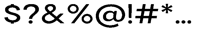 Gorvain Stencil Medium Expanded Font OTHER CHARS
