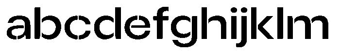 Gorvain Stencil Medium Expanded FONT