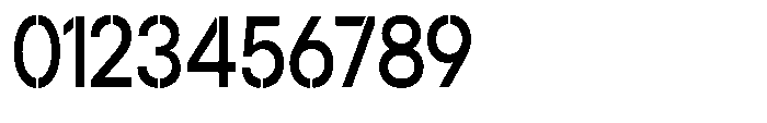 Gorvain Stencil Medium Semi Condensed Font OTHER CHARS