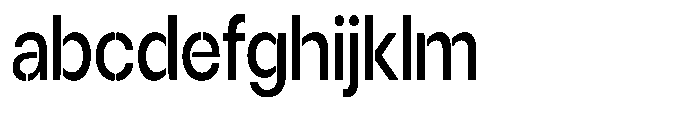 Gorvain Stencil Medium Semi Condensed FONT