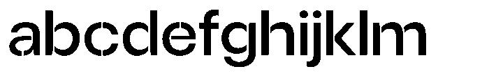 Gorvain Stencil Medium Semi Expanded FONT