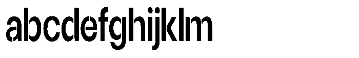 Gorvain Stencil Semi Bold Condensed FONT