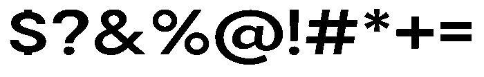 Gorvain Stencil Semi Bold Expanded Font OTHER CHARS