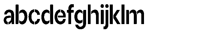 Gorvain Stencil Semi Bold Semi Condensed FONT