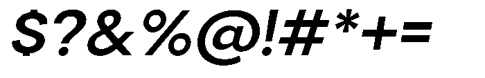 Gorvain Stencil Semi Bold Semi Expanded Slanted Font OTHER CHARS