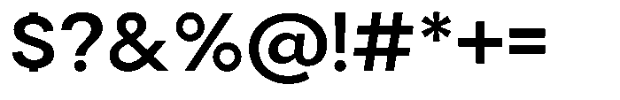 Gorvain Stencil Semi Bold Semi Expanded Font OTHER CHARS