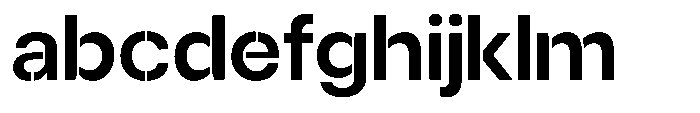 Gorvain Stencil Semi Bold Semi Expanded FONT