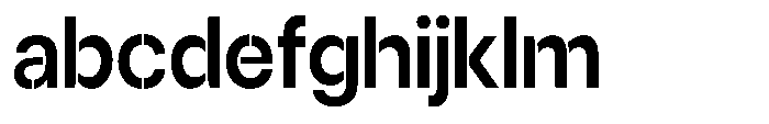 Gorvain Stencil Semi Bold FONT