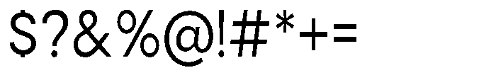 Gorvain Stencil Semi Condensed Font OTHER CHARS