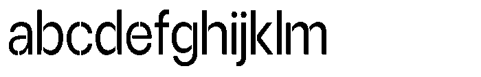 Gorvain Stencil Semi Condensed FONT
