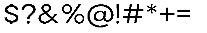 Gorvain Stencil Semi Expanded Font OTHER CHARS