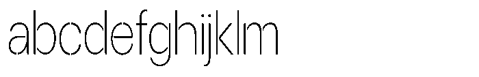 Gorvain Stencil Thin Condensed FONT