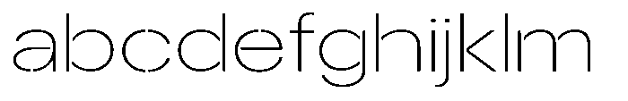 Gorvain Stencil Thin Expanded FONT