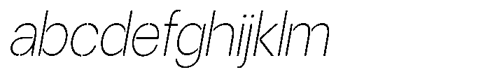 Gorvain Stencil Thin Semi Condensed Slanted FONT