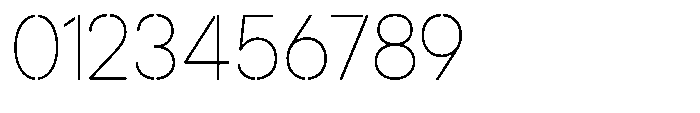 Gorvain Stencil Thin Semi Condensed Font OTHER CHARS