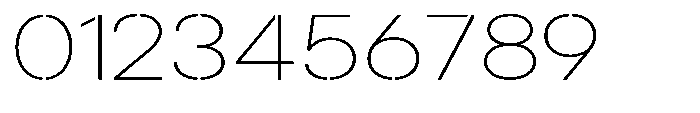 Gorvain Stencil Thin Semi Expanded Font OTHER CHARS