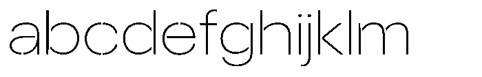 Gorvain Stencil Thin Semi Expanded FONT