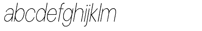 Gorvain Thin Condensed Slanted FONT