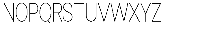 Gorvain Thin Condensed Font UPPERCASE