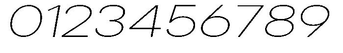 Gorvain Thin Expanded Slanted Font OTHER CHARS